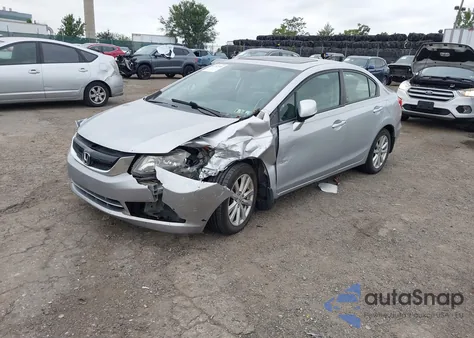 2012 Honda Civic Ex-L from USA, damaged, VIN 19XFB2F96CE343218